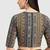 Grey cotton printed non padded blouse