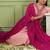 Peach silk embroidery kurta set with jacquard dupatta | readymade suit