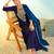 Blue viscose silk embroidery kurta set with georgette dupatta | salwar suit