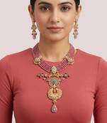 The amethyst tree of life necklace & earring set