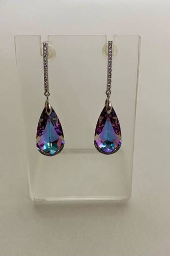 The celestial tear diamond earrings