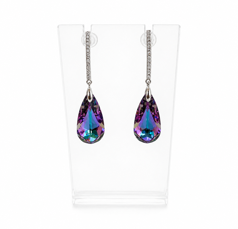 The celestial tear diamond earrings