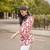 Corset Back Digital Print Cotton Short Kurti