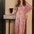 Pink heavy digital printed pure maslin salwar-kameez