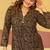 Brown heavy digital printed pure maslin salwar-kameez