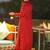 Red heavy digital printed pure maslin salwar-kameez