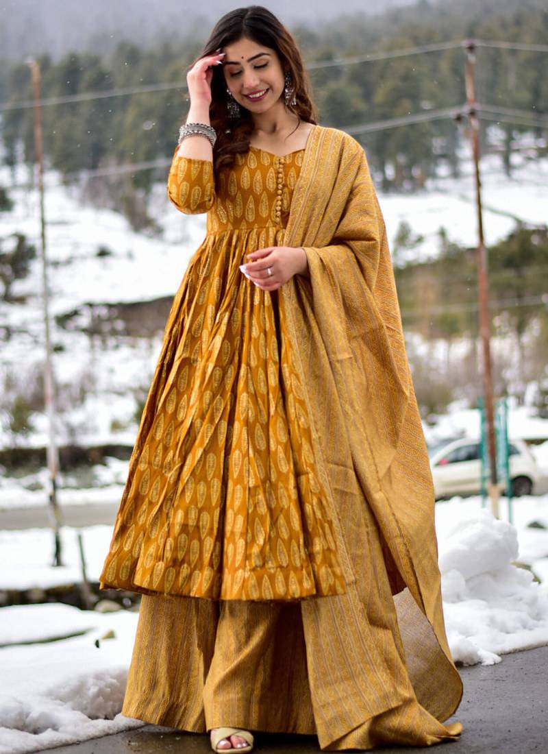 Mustrad heavy digital printed pure maslin  palazzo