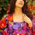 Multicolor heavy digital printed heavy georgette gown style