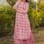 Peach heavy digital printed rayon  palazzo
