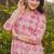 Peach heavy digital printed rayon  palazzo