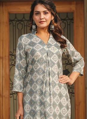 Grey heavy digital printed rayon  palazzo 2
