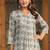 Grey heavy digital printed rayon  palazzo