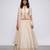 Ivory Embroidered Dupion Silk Lehenga Set