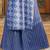 Blue heavy digital printed rayon  palazzo