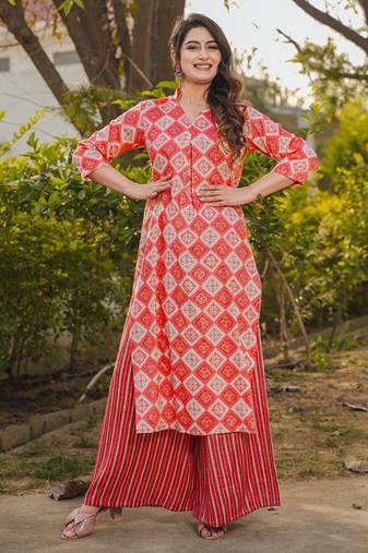 Pink heavy digital printed rayon  palazzo