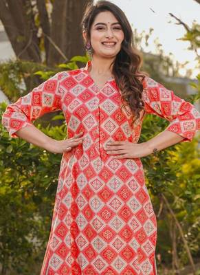 Pink heavy digital printed rayon  palazzo 2