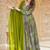 Green heavy digital printed heavy rayon anarkali suits