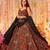 Multicolor digital print heavy rayon anarkali suits