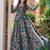 Multicolor heavy digital printed heavy rayon  gown style