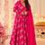 Rani pink heavy digital printed heavy rayon  gown style