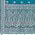 Teal blue silk blend woven saree with rich silver zari border & blouse