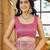 Baby pink silk blend woven saree with rich silver zari border & blouse