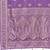 Purple silk blend woven saree with rich silver zari border & blouse