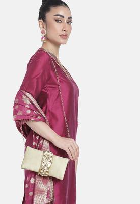 indian  gift for women evening bag clutch ethnic bride purse with drawstring 2