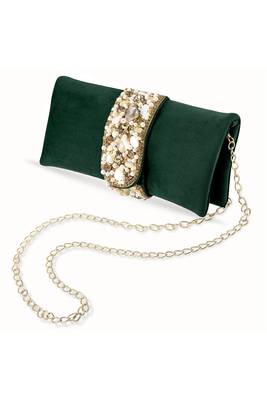 green clutch purses gift for women handmade evening bag stylish bridal fashion sling clutch bag 3