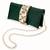 green clutch purses gift for women handmade evening bag stylish bridal fashion sling clutch bag