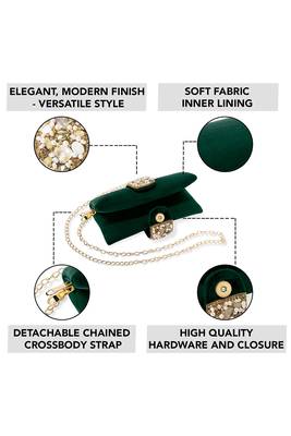 green clutch purses gift for women handmade evening bag stylish bridal fashion sling clutch bag 5