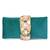 teal green embellished clutch bag ethnic purse for women & girls