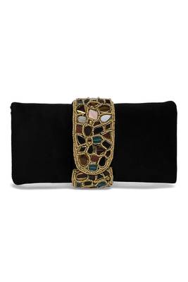 black clutch purses gift for women handmade evening sling handbag stylish bridal fashion clutch bag 2