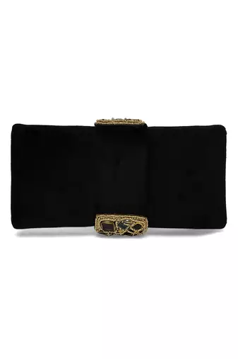 black clutch purses gift for women handmade evening sling handbag stylish bridal fashion clutch bag