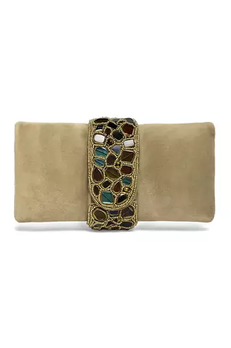 brown clutch purses gift for women handmade evening bag stylish sling bridal fashion clutch bag