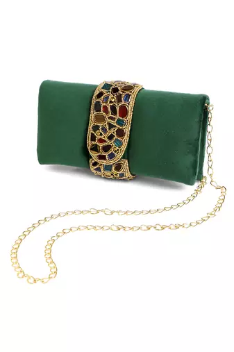 green clutch bag women handmade evening handbag stylish bridal purse fashion sling bag gift for women