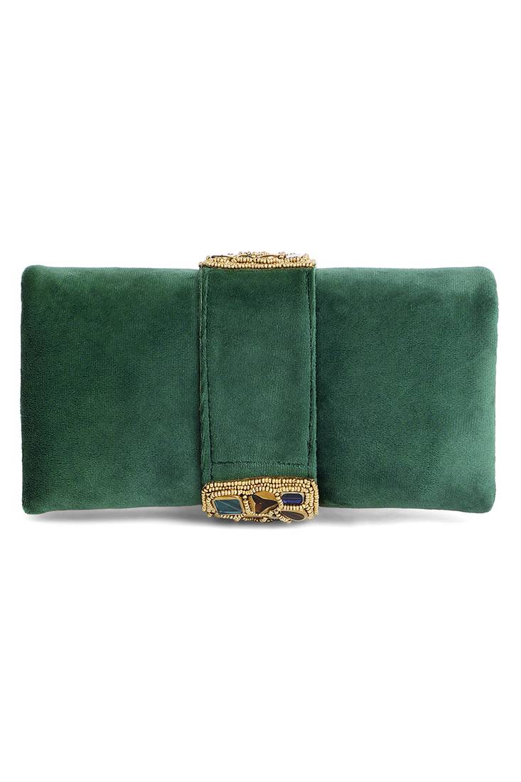 green clutch bag women handmade evening handbag stylish bridal purse fashion sling bag gift for women