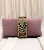 pink clutch purses gift for women handmade evening handbag stylish bridal fashion clutch bag