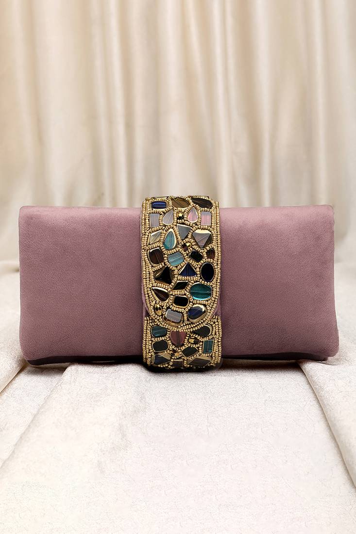 pink clutch purses gift for women handmade evening handbag stylish bridal fashion clutch bag
