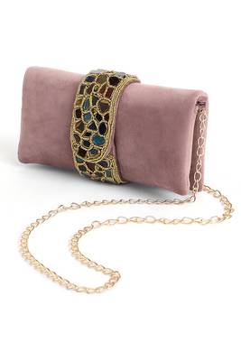 pink clutch purses gift for women handmade evening handbag stylish bridal fashion clutch bag 3