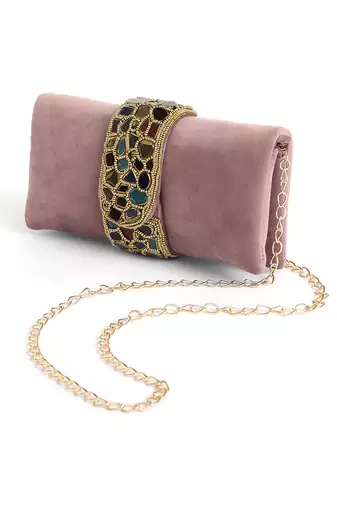pink clutch purses gift for women handmade evening handbag stylish bridal fashion clutch bag