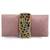 pink clutch purses gift for women handmade evening handbag stylish bridal fashion clutch bag