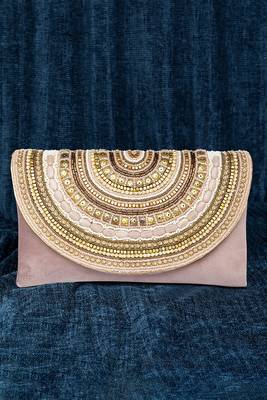 peach clutch purses gift for women handmade evening handbag stylish bridal fashion clutch bag 1