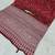 Maroon Color Mirror Work Satin Saree