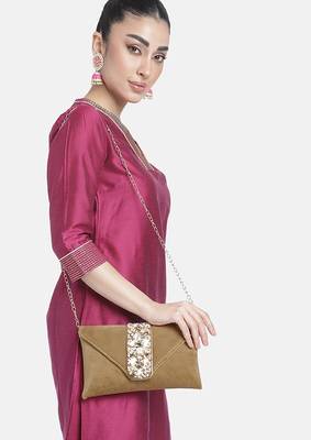 indian  gift for women evening bag clutch ethnic bride purse with drawstring 2