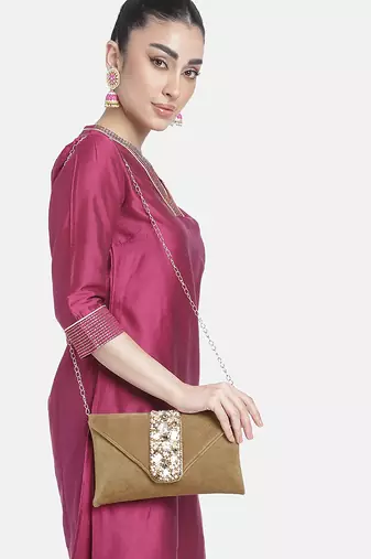 indian  gift for women evening bag clutch ethnic bride purse with drawstring