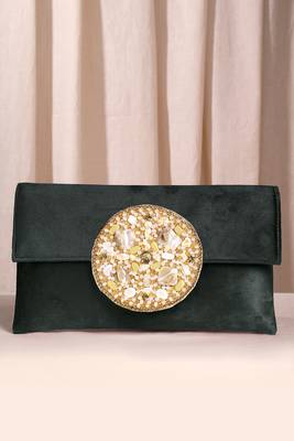 black velvet fabric clutch purse for women girls handmade evening handbag party bridal bag 1