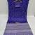 Purple Color Mirror Work Satin Saree