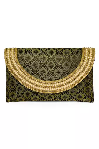 black clutch purse handmade evening bag for women & girls