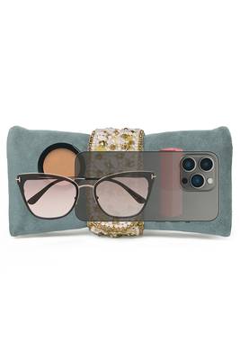 grey clutch purse for women handmade evening sling purse for girls 4